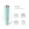 Masajeador Facial Eléctrico 4 en 1 Micro Vibración Instrumento de Belleza para Ojos para Relajar Ojeras, Bolsas y Hinchazón