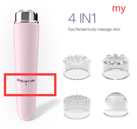 Masajeador Facial Eléctrico 4 en 1 Micro Vibración Instrumento de Belleza para Ojos para Relajar Ojeras, Bolsas y Hinchazón